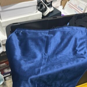 Elegant Blue Velour Pillow Covers